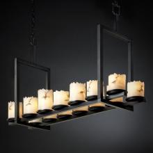 Justice Design Group FAL-8769-12-DBRZ - Dakota 14-Light Bridge Chandelier (Short)