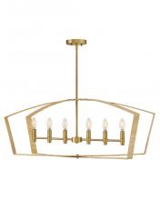 Lark Canada 83645LCB - Large Six Light Linear