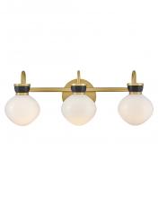  85593LCB-BK - Medium Three Light Vanity