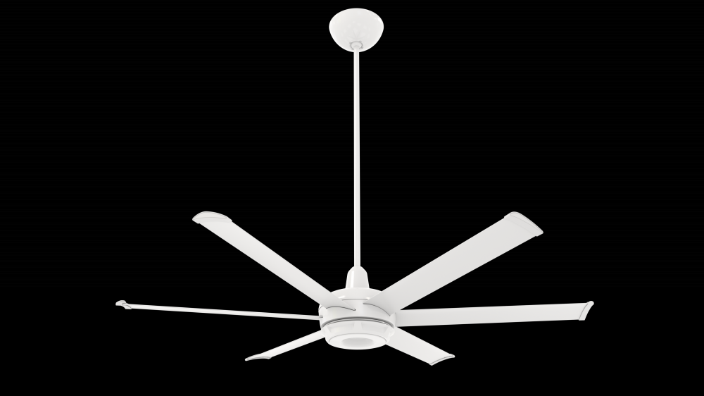 Ceiling Fan Kit, es6, 60", 100-277V/1PH, 0.05HP, 125W, Universal Mount