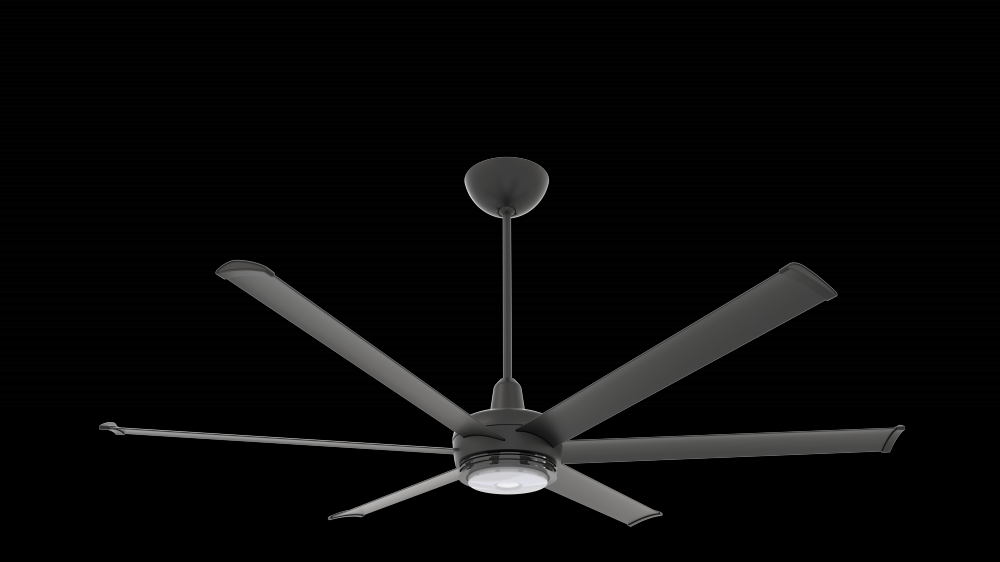 Ceiling Fan Kit, es6, 72", 100-277V/1PH, 0.05HP, 125W, Universal Mount