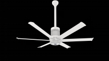 Big Ass Fans MK-I61-051806A729I24S2 - Ceiling Fan Kit, i6, 60", 100-277V/1PH, WiFi/BLE, Indoor, 0.05HP, 125W, Universal Mount