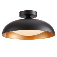 Lit Up Lighting LIT7609WH-GD-3CCT - Camrose Flush Mount White Finish