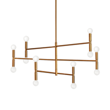  AVA-3012C-VB - 12LT Chandelier, Vintage Bronze Finish