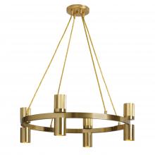  CRL-248C-AGB - 8LT Chandelier, AGB