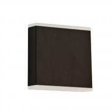  EMY-550OD-5W-MB - 15W LED Outdoor Wall Sconce, Matte Black with Frosted Acrylic Diffuser