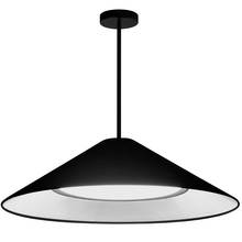  PAD-2630P-MB-797 - 30W Pendant, Matte Black w/ Fabric Shade