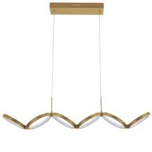  PHO-4050LEDHP-AGB - 50W Horizontal Pendant, Aged Brass w/ White Silicone Diffuser