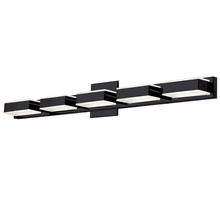  VLD-215-5W-MB - 5 Light LED Wall Vanity, Matte Black Finish