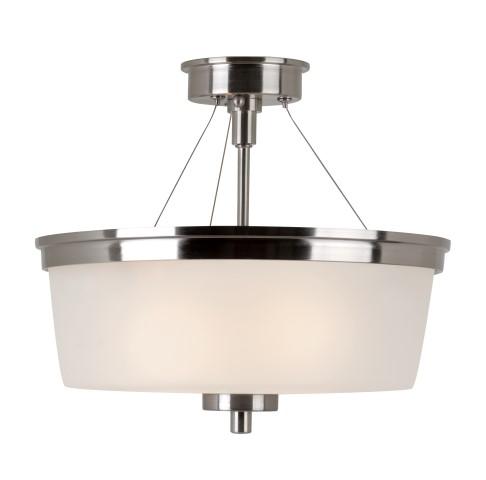 2LT-SEMI FLUSH-BRUSHED NICKEL-