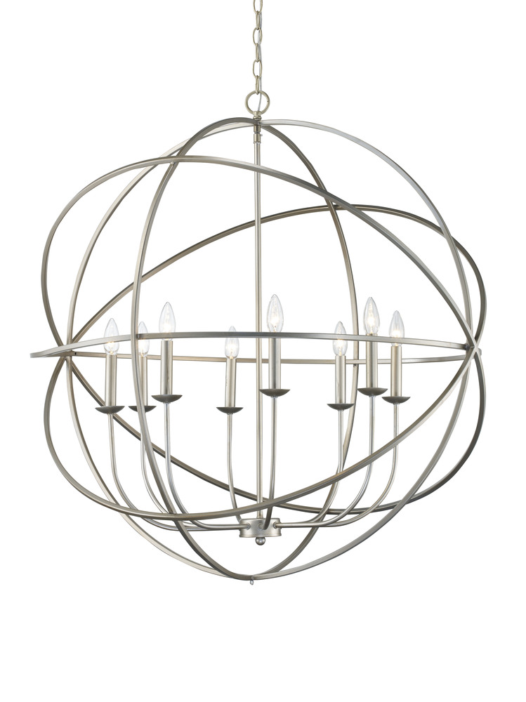 8LT CHANDELIER-MULTI RING-ASL