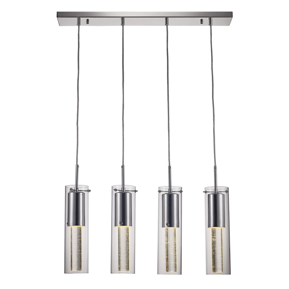 Vanderpool 4-Light, 4-Shade Liner Kitchen Island Pendant