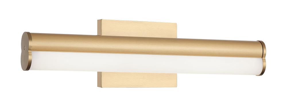 1 LT 18"W "JUNCTION" AGED GOLD LED WALL SCONCE
