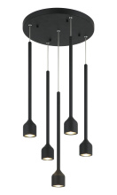Matteo Lighting C35405MB - Lumenagio Matte Black Pendant