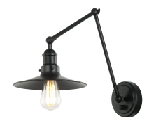 Matteo Lighting S01211BKBK - Brixson Wall Sconce