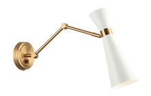  S09621AGWH - Blaze Wall Sconce