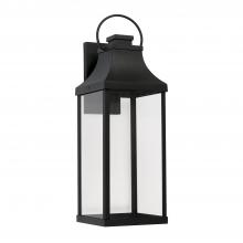 Capital Lighting 946441BK-GL - 1 Light Outdoor Wall Lantern
