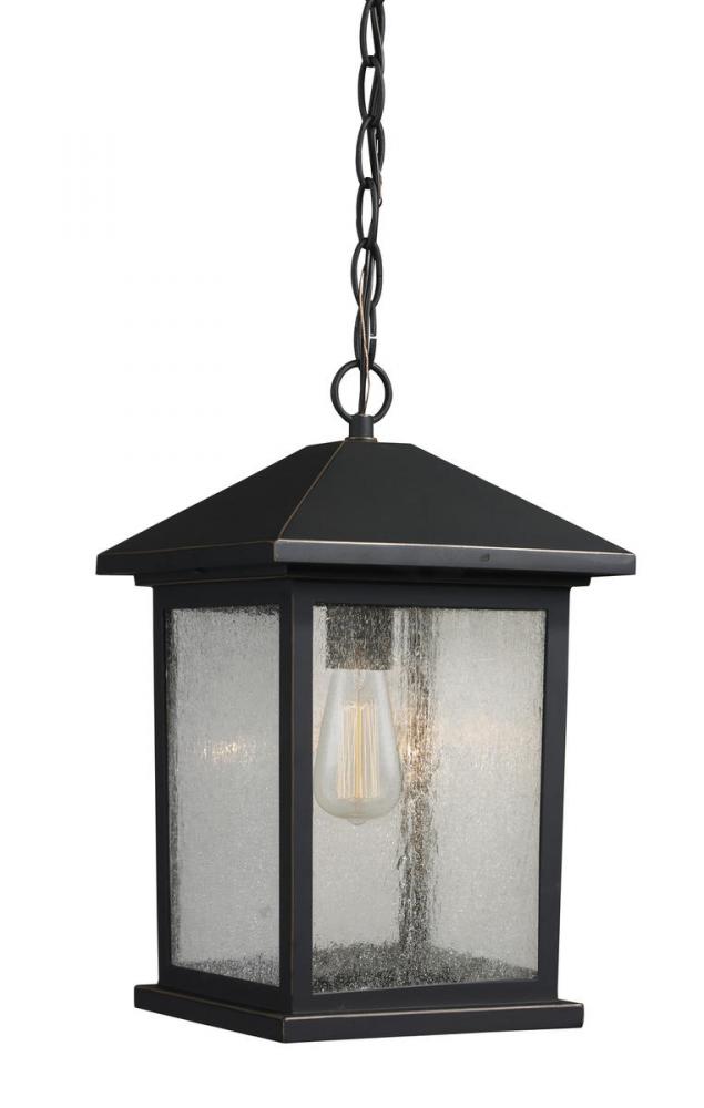 1 Light Outdoor Chain Mount Ceiling Fixture