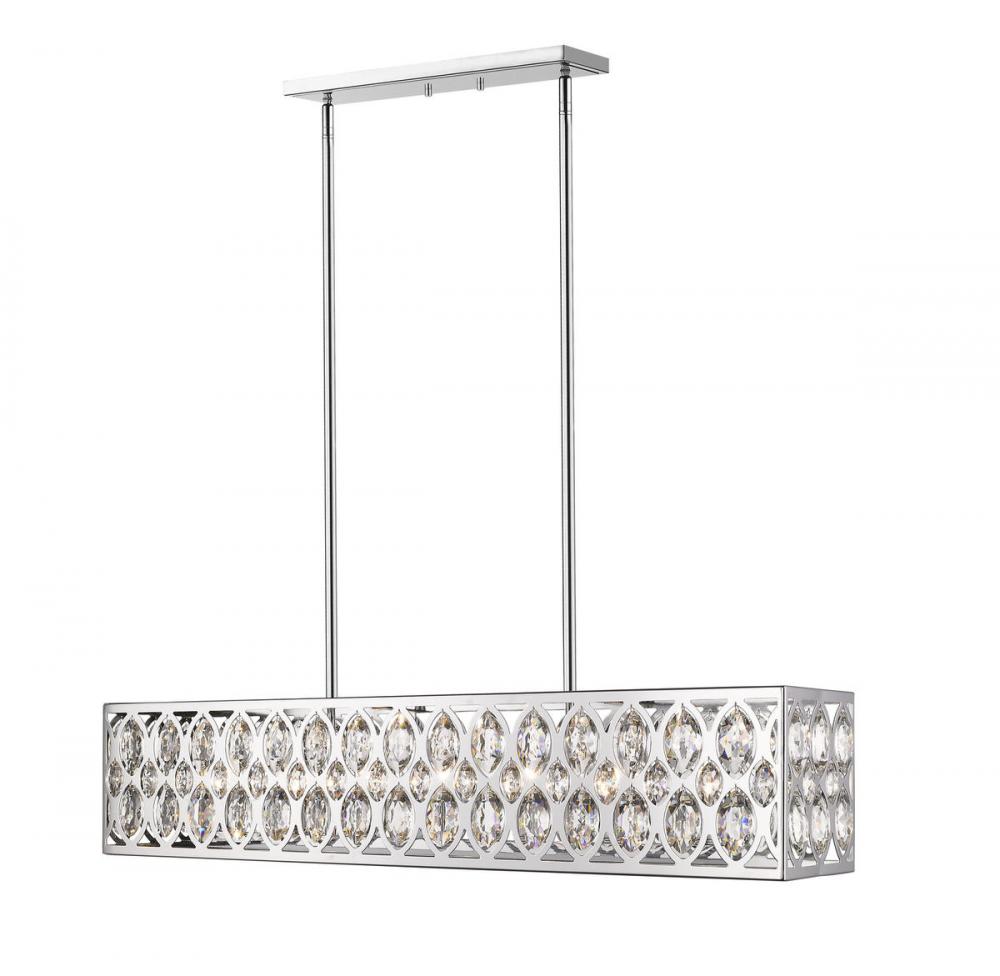 7 Light Linear Chandelier