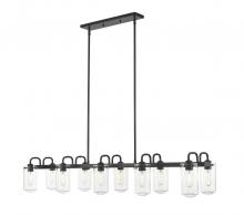  471-10L-MB - 10 Light Linear Chandelier