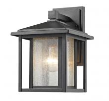  554S-BK - 1 Light Outdoor Wall Light