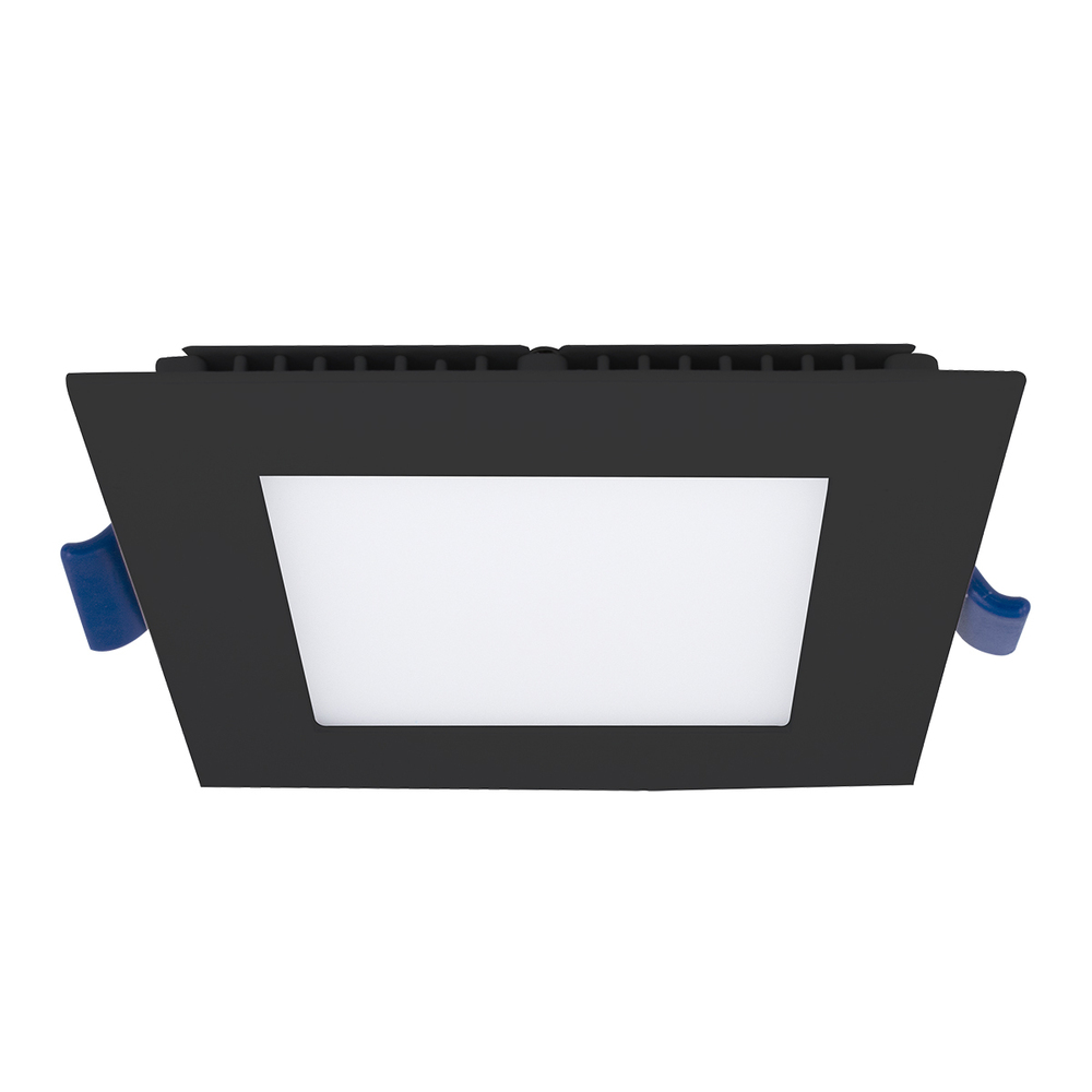 LED Slim Rec, 4in, 12w, Sq, Blk