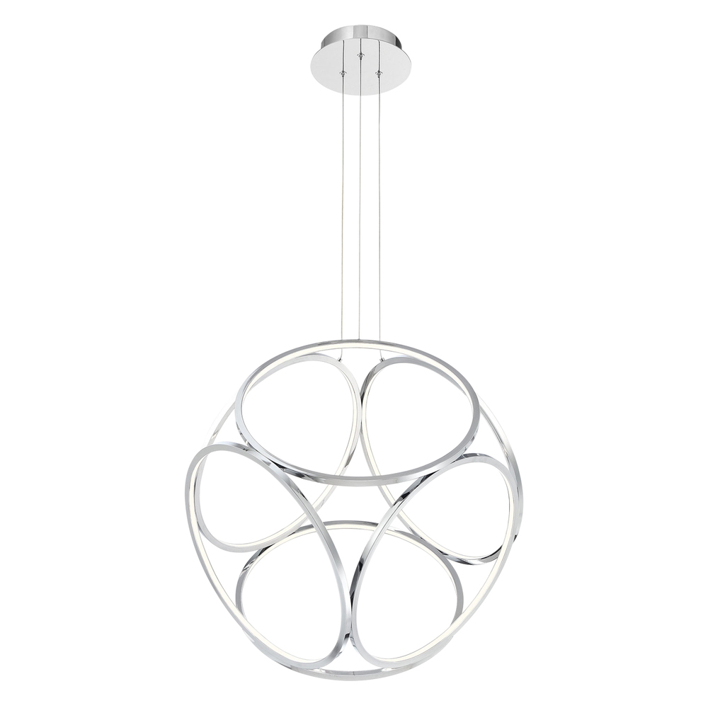 Glenview, Pendant, LED, Small, Chr