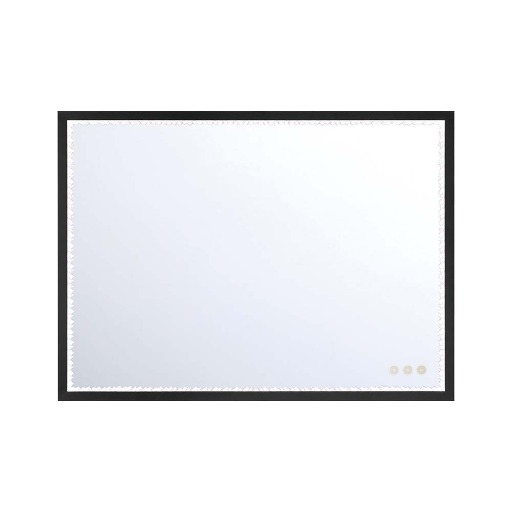 Cerissa 30" Rectangular Mirror in Black