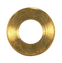  90/2149 - Turned Brass Check Ring; 1/4 IP Slip; Burnished And Lacquered; 1" Diameter