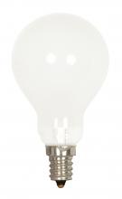  S2741 - 40 Watt A15 Incandescent; Frost; Appliance Lamp; 1000 Average rated hours; 420 Lumens; Candelabra