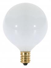  S3260 - 25 Watt G16 1/2 Incandescent; Gloss White; 1500 Average rated hours; 175 Lumens; Candelabra base;