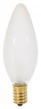  S4714 - 25 Watt BA9 1/2 Incandescent; Frost; 1500 Average rated hours; 220 Lumens; European base; 120 Volt;