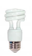 Satco Products Inc. S7216 - 11 Watt; Mini Spiral Compact Fluorescent; 5000K; 82 CRI; Medium base; 120 Volt