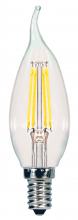  S9963 - 5.5 Watt CA11 LED; Clear; Candelabra base; 3000K; 500 Lumens; 120 Volt