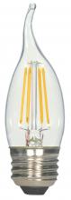  S9965 - 5.5 Watt CA11 LED; Flame tip shape; Clear; Medium base; 2700K; 500 Lumens; 120 Volt