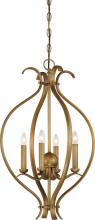 Nuvo 60/5810 - Dillard - 4 Light Caged Pendant