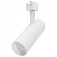 Nuvo TH5013 - 20 Watt LED Track Head; 48 Degree Beam Spread; J-Style Track; 5 CCT Selectable; Matte White Finish