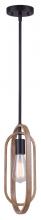  IPL1078A01BKB - DILAN, IPL1078A01BKB, MBK + Brushed Brown Color, 1 Lt Rod Pendant, 60W Type A