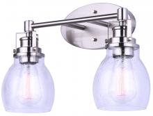 Canarm IVL705A02BN - Carson 2 Light Vanity, Nickel Finish