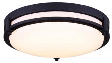  LFM112A13BK - Gilda, LFM112A13BN, 13" LED Flush Mount, Acrylic, 19W LED (Integrated), Dimmable, 1350 Lumens, 3