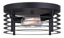  IFM779B13BK - ALDER, IFM779B13BK, MBK Color, 2 Lt Flush Mount, 60W Type A, 13" W x 6" H