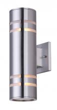  IOL256BN - Tay, 2 Lt Outdoor Down Light, Stainless Steel, Glass Diffusers on Top and Bottom, 60W Type A