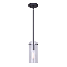 Canarm IPL759A01BK - JONI, MBK Color, 1 Lt Pendant, Clear Glass, 100W Type A, 4.75" W x 16.875 - 58.875" H