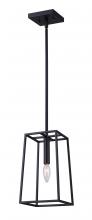  IPL763A01BK - Wexford 1 Light Pendant, Black Finish