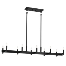 Kichler 52614BK - Linear Chandelier 10Lt