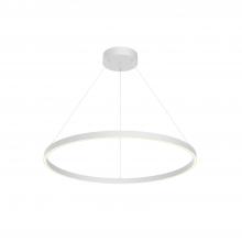  PD87732-WH - Cerchio 32-in White LED Pendant