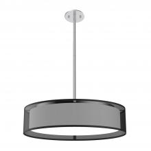 Kuzco Lighting Inc PD7920-BOR-5CCT - Dalton 20-in Black Organza LED Pendant