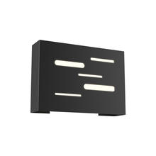 Kuzco Lighting Inc EW37206-BK - DYNAMO ACRYLIC EXTERIOR WALL BLACK 10W 120VAC WITH LED DRIVER 3000K 90CRI