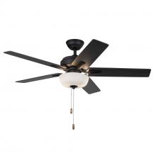  CF78752-MB-LKP - Erikson 52-in Matte Black FAN + LED KIT with Bulb Ceiling Fan