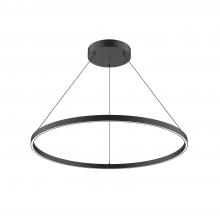  PD87136-BK-UNV-010 - Cerchio 36-in Black LED Pendant